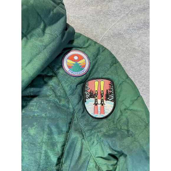 Free People All Prepped Patch Ski Suit Size Small Green $798 - Picture 12 of 14